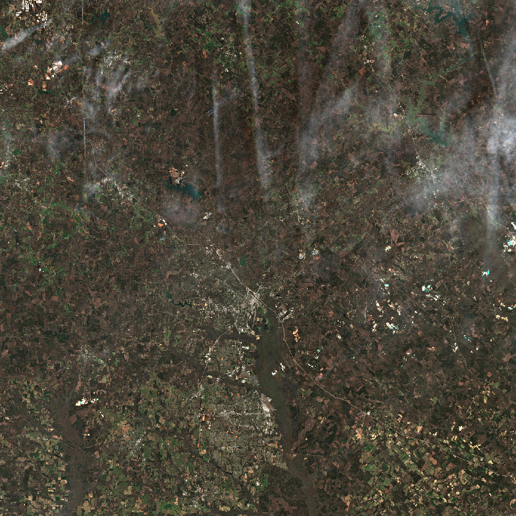Satellite imagery for 11A/11B/11C RX Prescribed Fire, Jasper, Georgia