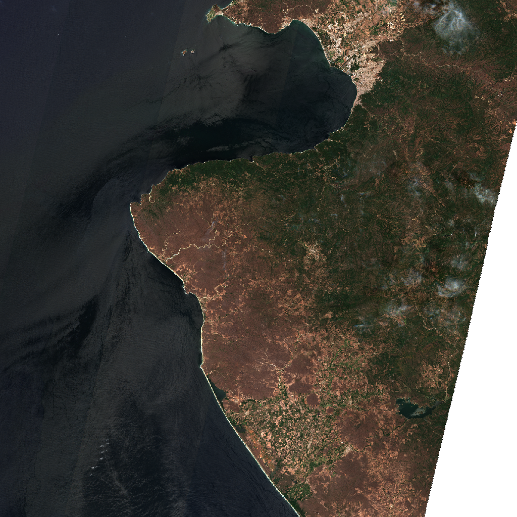 Satellite imagery for Active Fire Complex (107 detections, 266 MW FRP)