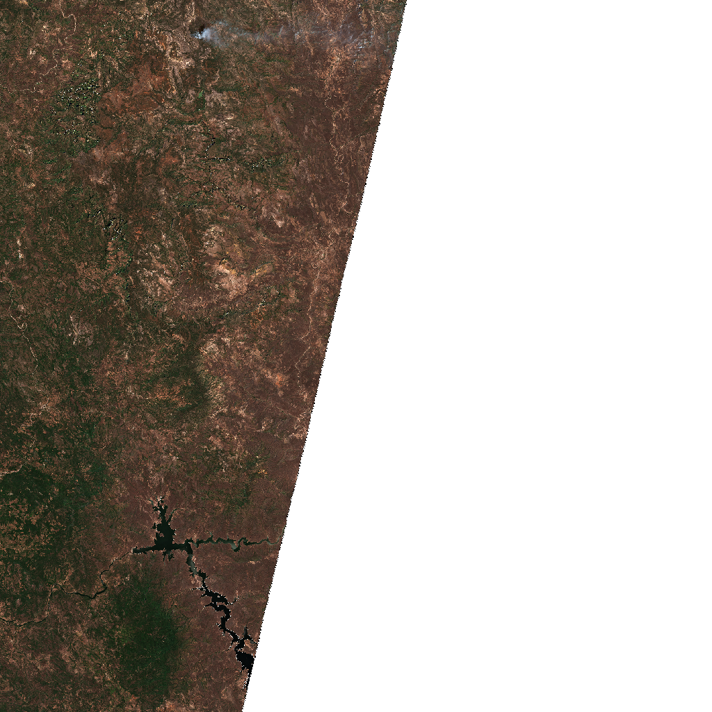 Satellite imagery for Active Fire Complex (27 detections, 310 MW FRP)