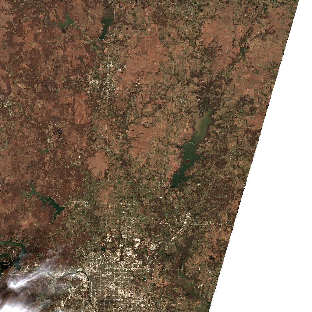 Satellite imagery for BOY SCOUT Wildfire, Osage, Oklahoma